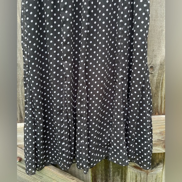 Chris McLaughlin Black Dress with White Dots - Picture 2 of 7
